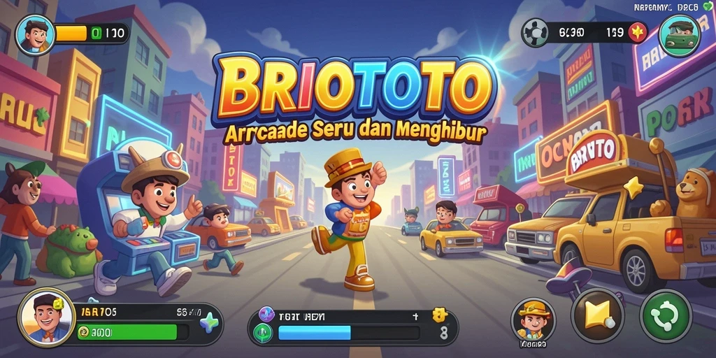 Tampilan gameplay seru dan interaktif di BRIOTOTO.
