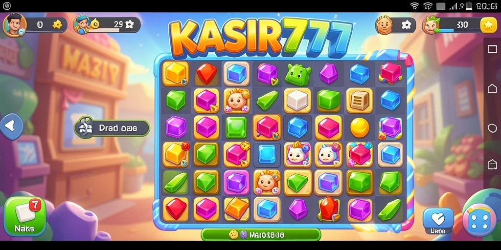 Tampilan gameplay KASIR777 dengan kombinasi item yang menarik.