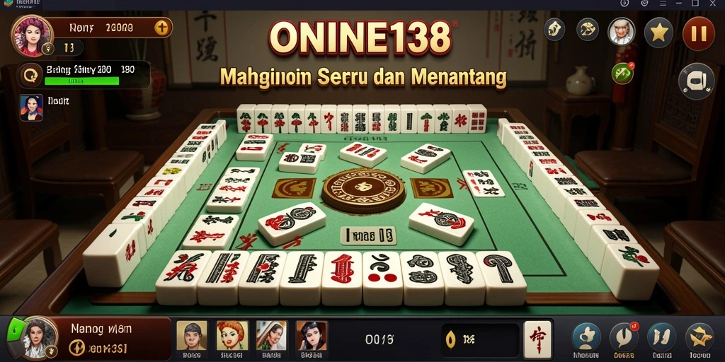 Menampilkan gameplay Mahjong yang seru dan menyenangkan dalam ONINE138.